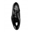 Pánské kožené společenské boty COMODO E SANO černé barvy