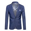 Elegantní pánské sako v modré barvě