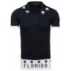 Černé pánské polo trička s nápisem FLORIDA