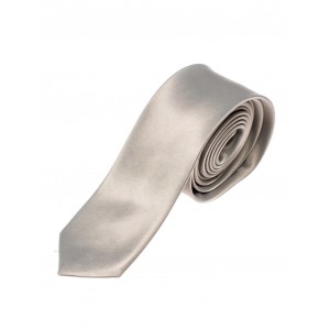 Společenská šedá pánská kravata