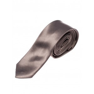Tmavě šedé pánské kravaty úzké
