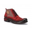Červené pánské kožené boty COMODO E SANO