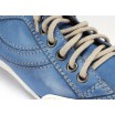 Modré pánské kožené boty na šněrování COMODO E SANO