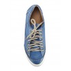 Modré pánské kožené boty na šněrování COMODO E SANO