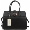 Elegantní kabelka s přezkou černé barvy