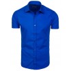 Pánské modré košile s krátkým rukávem na léto