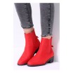 Červené dámské elegantní boty