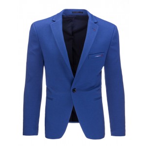 Elegantní pánské sako modré barvy