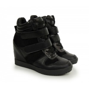 Dámské kotníkové boty v černé barvě