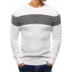 Bílý pletený svetr pro pány