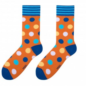 Pánské pestrobarevné ponožky s barevnými kuličkami