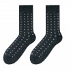 Moderní pánské bavlněné ponožky šedé barvy se vzorem