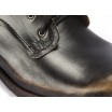 Pánské kožené vysoké boty COMODO E SANO v černo béžové barvě