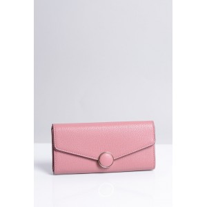 Elegantní růžová dámská peněženka s magnetickým zapínáním