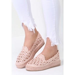 Letní dámské boty v růžové barvě