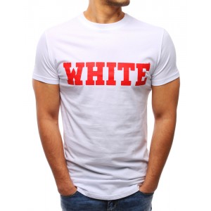 Modní trička bílé barvy