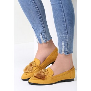 Elegantní boty žluté barvy