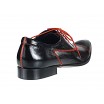 Pánske kožené společenské boty černé 538