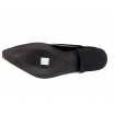Pánské kožené společenské boty lesklé černé 509