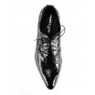Pánské kožené společenské boty černé 468
