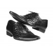Pánské kožené společenské boty černé 463