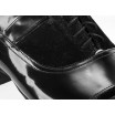 Pánské kožené společenské boty černé 454