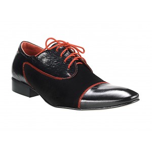 Pánské kožené společenské boty černé ID: 530
