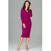 Ženský šaty fialove