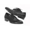 Pánské kožené společenské boty černé ID: 554