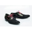 Pánské kožené boty černé PT1150