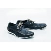 Pánské kožené boty modré PT1400D