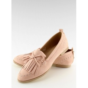 Společenské boty dámské v růžové barvě