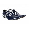 Pánské kožené extravagantní boty modré ID: 562