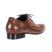 Pánské kožené společenské boty hnědé ID:584