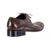 Pánské kožené společenské boty hnědé ID:592