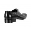 Pánské kožené společenské boty lesklé černé ID:603