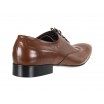 Pánské kožené společenské boty hnědé ID:605