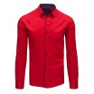 Košile do obleku červené barvy
