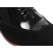 Pánské kožené extravagantní boty černé