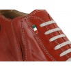 Pánské kožené sportovní boty červené PT146