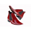 Pánské kotníkové boty červené