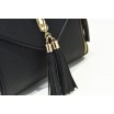 Luxusní kabelky pro dámy s třásněmi černé