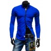 Moderní pánska košile sýto-modré farby BOLF