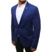 Stylové pánské sako s kapsami v modré barvě