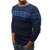 Pánský pletený svetr tmavě modré barvy