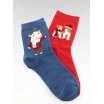 Dámské originální ponožky s dětským motivem soba a pejsků