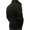 Černý svetr s vysokým límcem pro pány