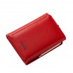 Červená dámská peněženka s originálním rámečkovým uzamykáním