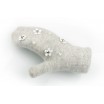 Zimní dámské rukavice na zimu s perlami