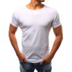 Kvalitní bílé pánské tričko s krátkým rukávem
